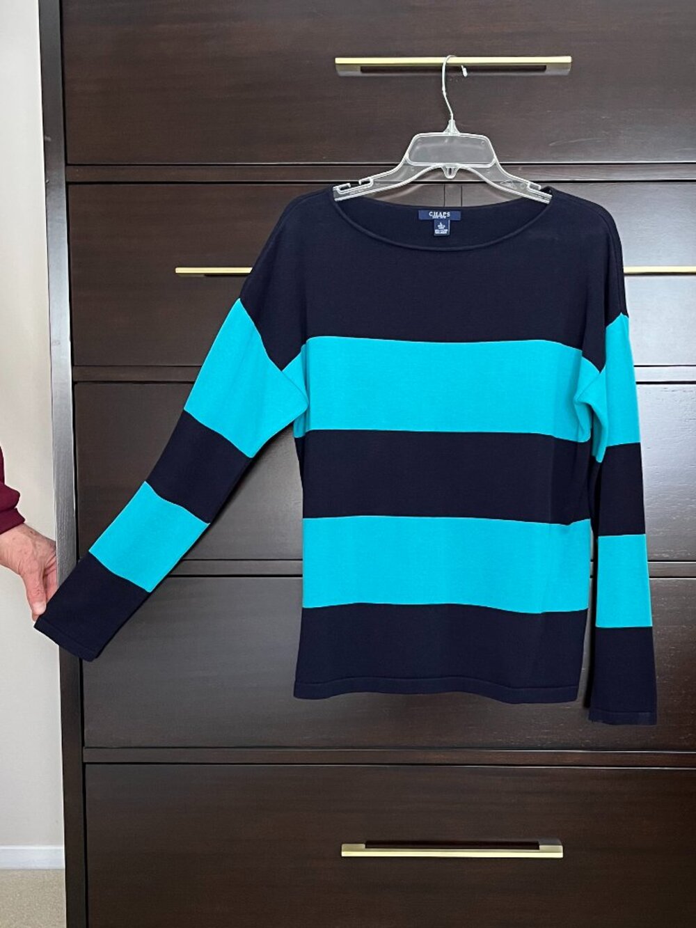 Long Sleeve Cotton Blend Sweater - Perfect For Spring